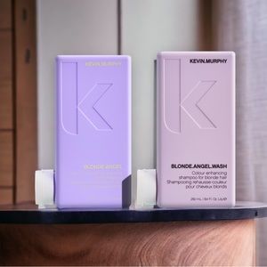 KEVIN MURPHY BLONDE ANGEL WASH PURPLE SHAMPOO BLONDE ANGEL DEEP TREATMENT DUO